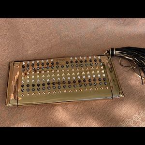 VS Gold studded clutch